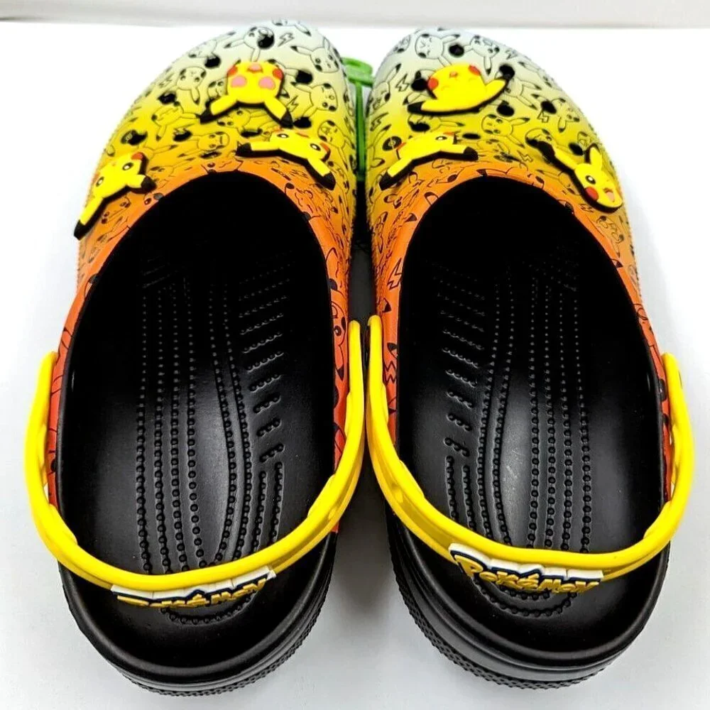 Crocs x Pokemon Pikachu Clog w/Jibbitz Men's Sz 8 / Women’s Sz 10 (207761-0C4) - Picture 8 of 15